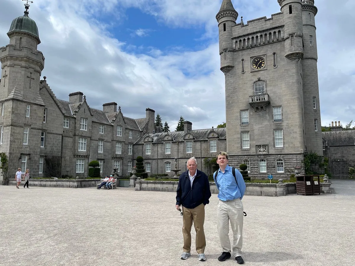 Jedburgh Abbey ruins and tower